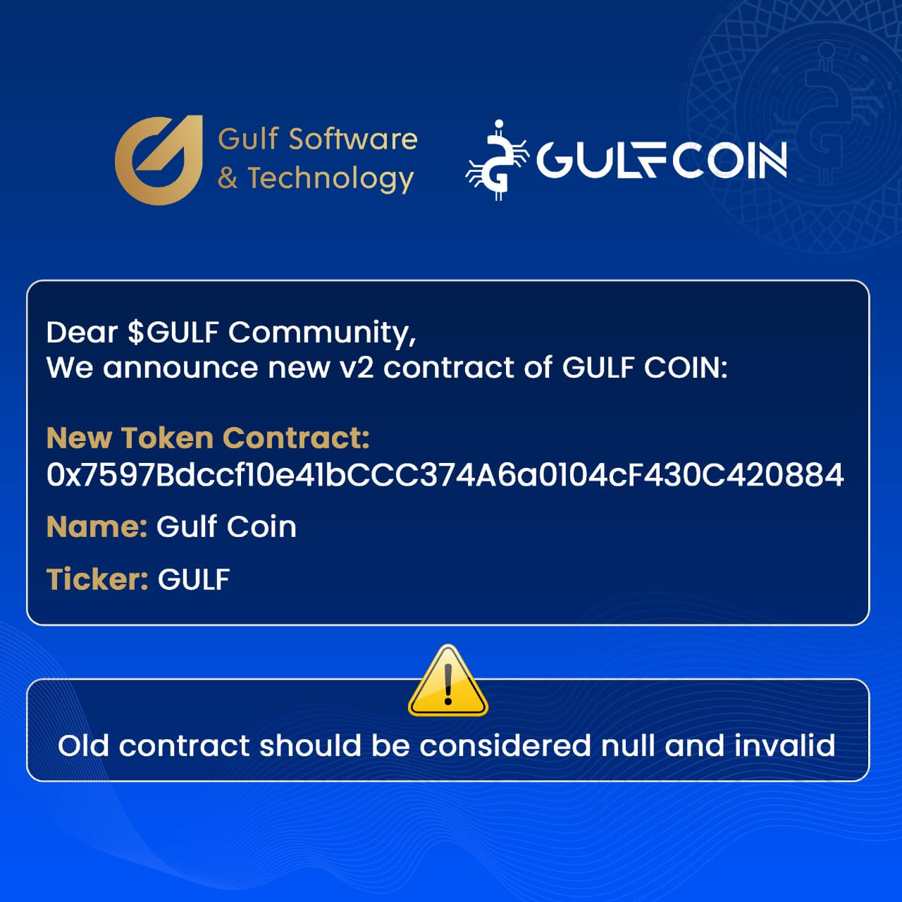 Gulf Coin contract